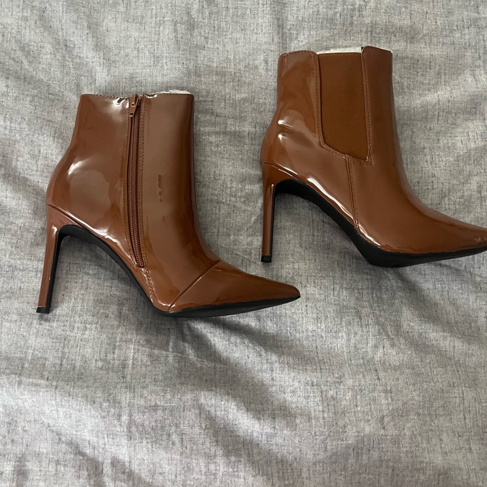 INC International Concepts Brown Heeled Boots